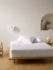 Bamboo/Cotton Mattress Protector White