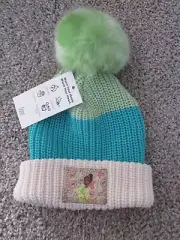 Love Your Melon Disney Tiana Princess and the Frog Girls Pom Beanie Hat
