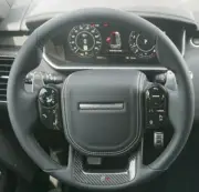 Range Rover Sport L494 SVR Black Heated Steering Wheel With Carbon Fiber Trim (for: Land Rover)