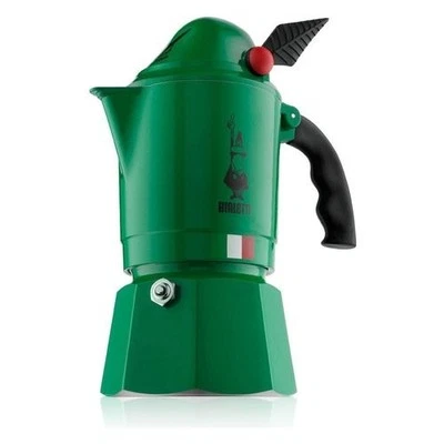 Coffee Maker Bialetti Mocha Alpina, Model 0002762MR, Green, for Coffee