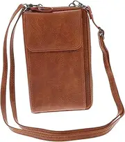[CHILDWEET] Multifunctional Mobile Phone Bag Crossbody Purse Card Wallets Crossbody Shoulder Sling Bag Cellphone Crossbody Purse for Women Decorative Phone Bag Fashion Polyester Red Small Bag