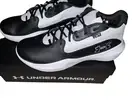 Under Armour Lockdown 7 3028512-002 Mens Black Athletic Basketball Shoe Sz 13