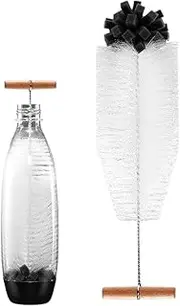 Bottle Brush Cleaner,Long Handle Tube Washing Cleaner | Multi-Purpose 13 Inch Bottle Brush with Sponge Head for Narrow Spaces Household Kitchen Sink Dishwashing Wine Travel
