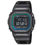 【CASIO 卡西歐】G-SHOCK40週年 經典方型光譜色彩 藍芽太陽能電子錶 黑 GMW-B5000BPC-1_43.2MM