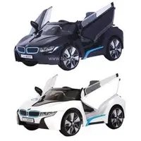 在飛比找PChome商店街優惠-BMW-I8高階雙驅兒童(附遙控)電動車(黑色/白色)W48