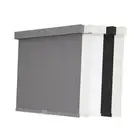 Blackout Roller Shades Cordless Blinds for Windows, Free-Stop 20"W x 72"H Grey