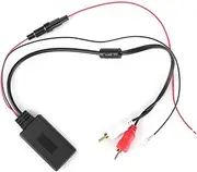 Bluetooth Aux Receiver Module, 12V Universal Adapter Module Music Receiver Car Kit with 2 Input Aux Audio, Wireless Receiver Module for Car Radio Stereo Speaker