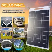 Solar Panel 12V Polycrystalline Silicon Solar Charging Panel Kit Outdoor