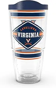 Tervis Virginia Cavaliers - First String Made in USA Double Walled Insulated Tumbler Travel Cup Keeps Drinks Cold & Hot, 24oz, Classic