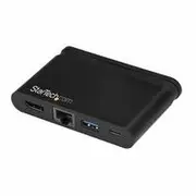 StarTech USB C Multiport Adapter with HDMI, 4K, 1xA?1xC, 100W PD 3.0 - DKT30CHCPD