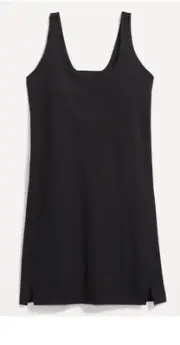 Old Navy Active Womens Athletic Dress Skort 3X Black Powersoft Go-Dry Sleeveless
