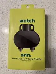 Onn 100008791 Indoor/Outdoor Antenna Amplifier Signal Booster