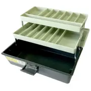 31cm Storage Box/Case w/Caddy/Organiser Tray for Tool/Sewing/Fishing/Handcraft