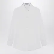 [Dolce & Gabbana] White Cotton Shirt 44 IT White