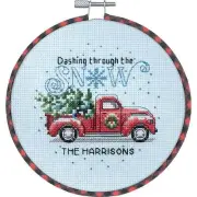 DIY Dimensions Holiday Family Truck Christmas Counted Cross Stitch Kit 09005