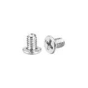 M1.4x2.5mm Laptop Computer Screws 2.5mm Dia Phillips Head Screw Silver 50pcs