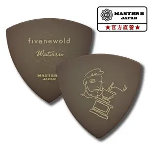 【Master8】日本製吉他匹克PICK-樂手簽名系列-單片裝(FIVE NEW OLD Wataru簽名款)