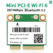 M.2 to Mini PCI-E Wireless Adapter Convertor for Intel AX200 AX210 Network Card