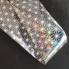 Nail Art Foil / Sticker Decoration / Quick Manicure Art / Transparent Silver