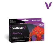Fire Fury by Angel Giraldez 6 colors set 70243 VALLEJO
