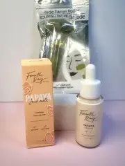 Fourth Ray By Colourpop ~ Papaya Face Milk & Sassy + Chic Jade Roller | NIB
