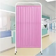 Beauty Salon Privacy Screen,6ft Tall Standing Door Partition with Casters,Protective Screens Room Divider Screen,for Hospital Hall Office(Color 5,5-Panel)