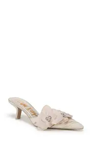 Sam Edelman Bella Pointed Toe Kitten Heel Pump in Modern Ivory at Nordstrom, Size 5