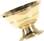 Copper Cup Buddhist Water Cup 1pcs Water Supply Bowl Buddha Cup Temple Holy Water Cup Bowl Brass Bowl Offering Cup Ritual Bowl Sacrifice Cup