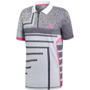 NWT 2018 ADIDAS Tennis Collared Seasonal Polo Shirt Men's M Climalite CY3334