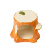 Ceramic Hamster Nest Hut House Stump Bed Pet Small Animal Habitat Cage Accessory