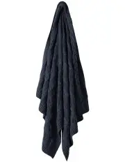 [Aura Home] Cable Knit Throw in Blue