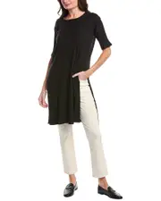EILEEN FISHER High Slit Long Top