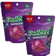 Peelerz Gummy Grape 2 Count (FREE SHIPPING) 2x 170g bags TikTok Viral Candy