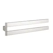Montangna Stainless Steel Double Towel Bar - Movable
