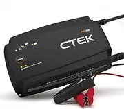 CTEK PRO15S, Fully Automatic Battery Charger and Power Supply 25A 12V, Battery Tender and Maintainer, 12V Lithium Ion Battery Charger for Cars, Truck and Workshops, with Reconditioning Mode
