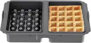 Silicone Air Fryer Waffle Liner, Non-Stick Baking Mold Waffle Making Silicone Liners, Safe Airfryer Insert Accessories, Cake Baking Tray for Kitchen, Outdoor Use