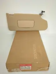 New OEM Genuine Honda RH Sun Visor 2004-2008 Acura TL Tan YR167L RH lighted