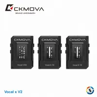 在飛比找momo購物網優惠-【CKMOVA】VOCAL X V2 一對二無線麥克風系統(