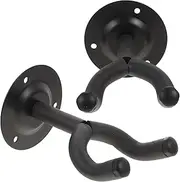 NULYLU 2 Sets Practical Guitar Hangers Wall Mounted Storage Hooks for Ukulele Bass and Electric Guitar with Enhanced Bearing Capacity for Secure Display and Easy Access