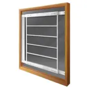 Mr. Goodbar Window Security Bar 28"W Swing-away Adjustable Powder Coated White