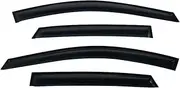 Car Side Window Wind Deflector Vent Visor Compatible for Hyundai Kona Encino Kauai 2017 2018 2019 2020 2021 2022 2023 Sun Wind Rain Shield