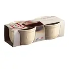 2pc Emile Henry 10cm Ceramic Ramekin Set Dessert/Creme Brulee Baking Dish WHT