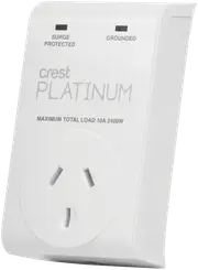Crest Single Socket Surge Protector