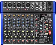 E-lektron B628 DSP effects Studio Audio Mixer 12-Channel with Bluetooth USB Play Audio interface