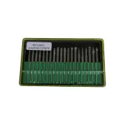 20pc Set Diamond Burrs Fits Dremel Or Rotary Engraving Bits Micro Small