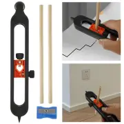 Precise Contour Scribe Tool with Lock Adjustable Contour Gauge with 2 Pencils ☈