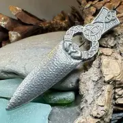 Celtic Kilt Pin Scottish Irish Ireland Claddagh Kilt Pin Pewter Gift