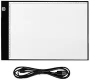 AIMALL A4 LED Light Box Tracing Drawing Board Art Design Pad Copy Lightbox Day & Light