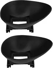 2Pcs Camera Eyepiece Eyecup, Oval Eyecup Eyepiece Viewfinder Camera Eyeshade Rubber for D750 D610 D600 D90 D80 D70 D7200