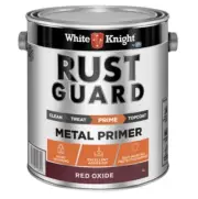 White Knight Rust Guard Red Oxide Metal Primer Paint (250ml 500ml 1L 4L)